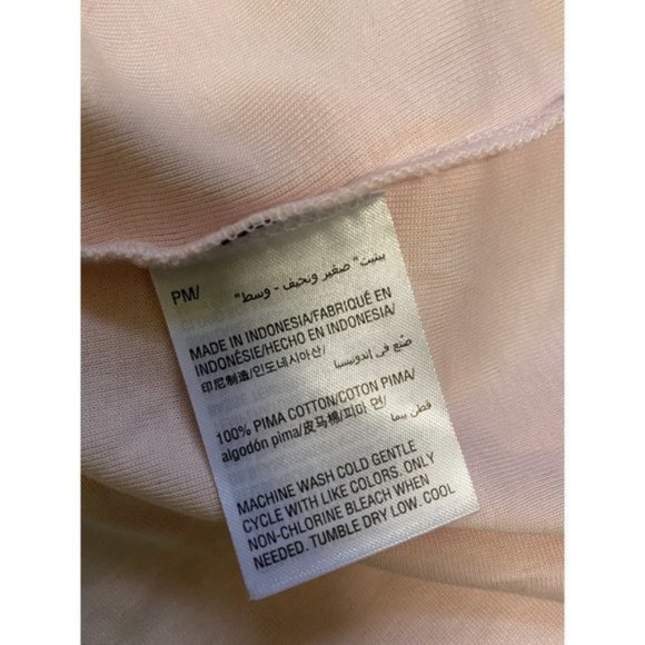 Womens Top PM Pullover Casual Top Charter Club Pale Pink 3/4 - Picture 6 of 6